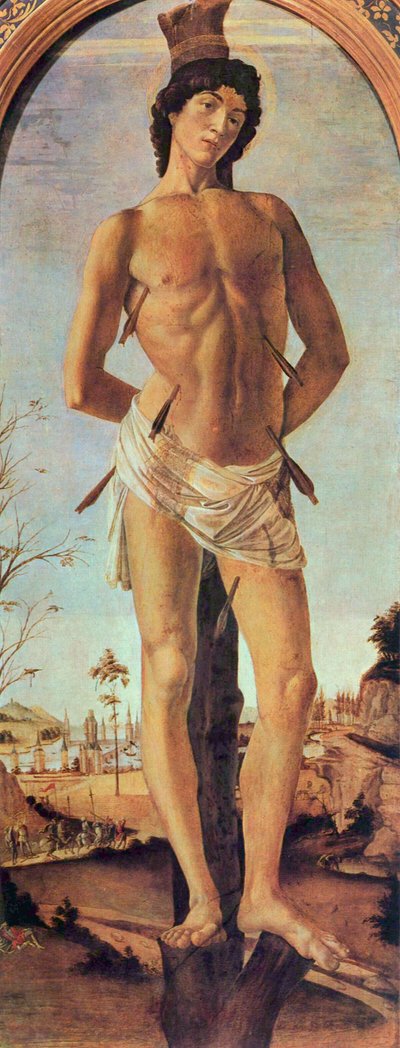 Sankt Sebastian, 1474. af Sandro Botticelli