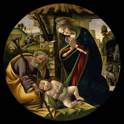 Tilbedelsen af Kristusbarnet af Sandro Botticelli