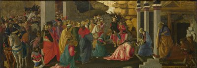 Kongernes tilbedelse, ca 1470 af Sandro Botticelli