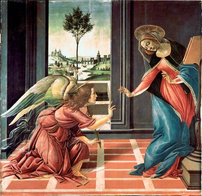 Bebudelsen af Cstello, 1489 af Sandro Botticelli