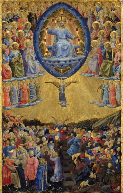 The Last Judgment Winged Alter, Central Panel, Begyndelsen af det 15. århundrede af Sandro Botticelli