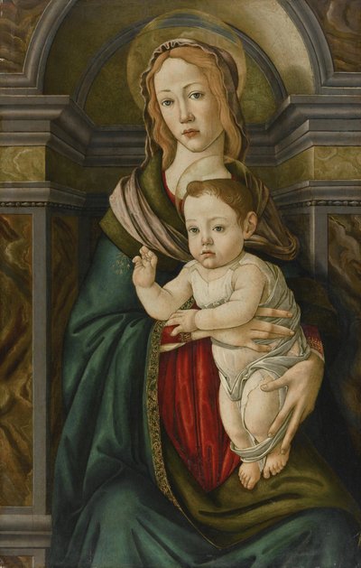 Madonna og barnet af Sandro Botticelli