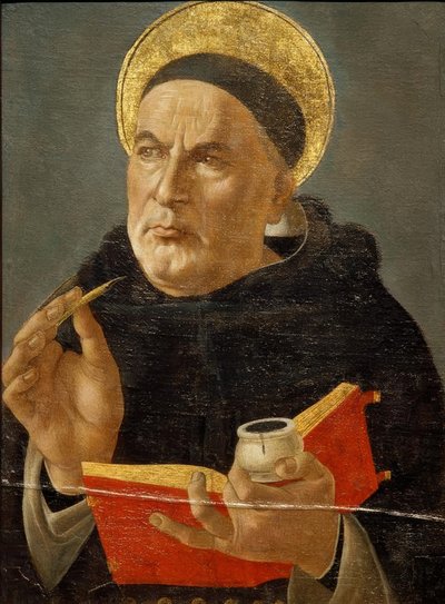 Thomas Aquinas. af Sandro Botticelli