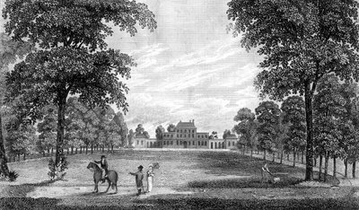 Ember Court, nær Thames Ditton, Surrey, England, 1808. af Sands