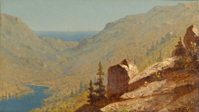 En skitse ved Mount Desert, Maine af Sanford Robinson Gifford