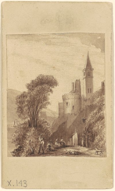 Slot og Figurer af Sanford Robinson Gifford