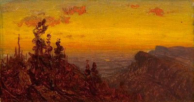 Fra Shawangunk-bjergene, 1823-1880. af Sanford Robinson Gifford
