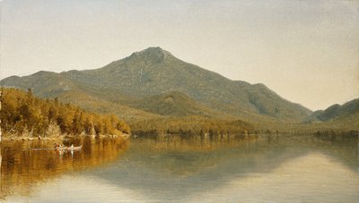 Mount Whiteface fra Lake Placid, i Adirondacks, 1863 af Sanford Robinson Gifford