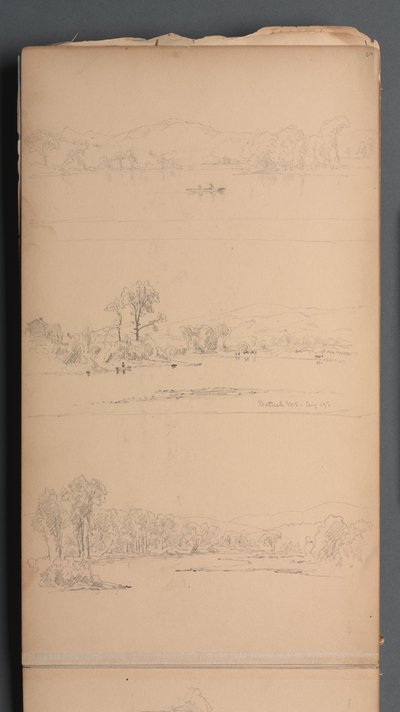 Skitsebog, side 05: "Bethel ME 19. august" af Sanford Robinson Gifford