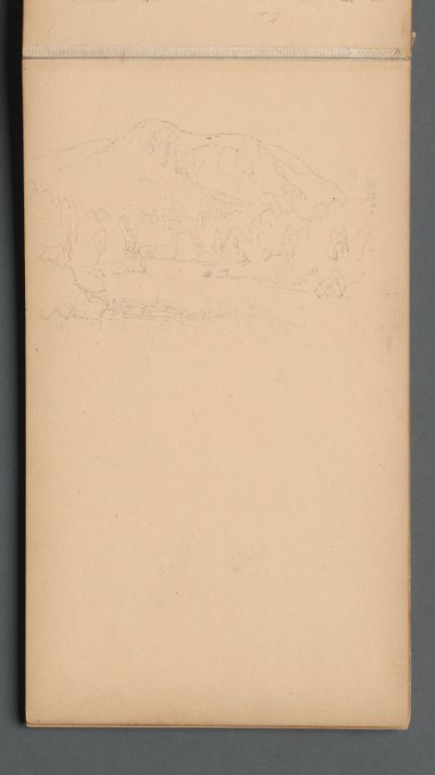 Skitsebog, side 08: Carter Mountian, 1859. af Sanford Robinson Gifford