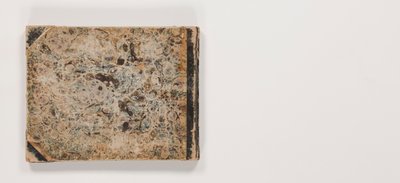 Skitser af Landskab i Norden (Sketchbook). Omkring 40 blade og omslag - beskyttende silkepapir mellem de fleste sæt af to blade, kunstværk på en eller to af disse. af Sanford Robinson Gifford