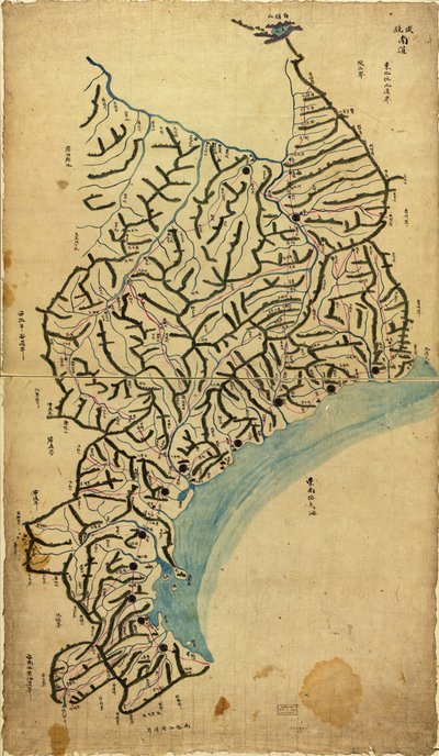 Chosŏn chido LOC 83675009-6 af Sang Gi Chŏng