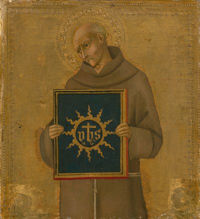 Sankt Bernardino, 1450-60. af Sano di Pietro