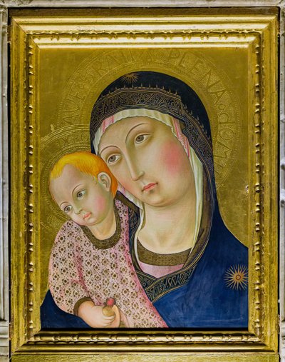 Madonna af søjlen af Sano di also Ansano di Pietro di Mencio Pietro