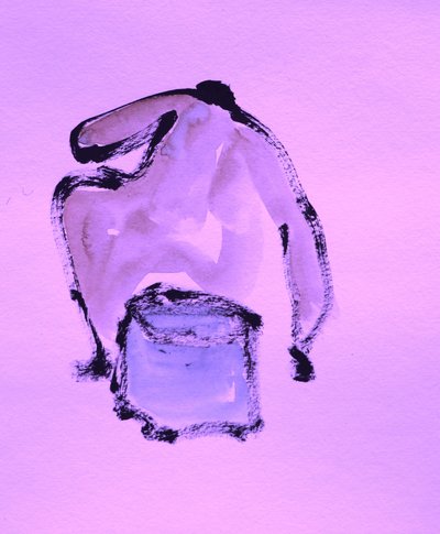 Abstrakt lavendelform af Santhosh ch