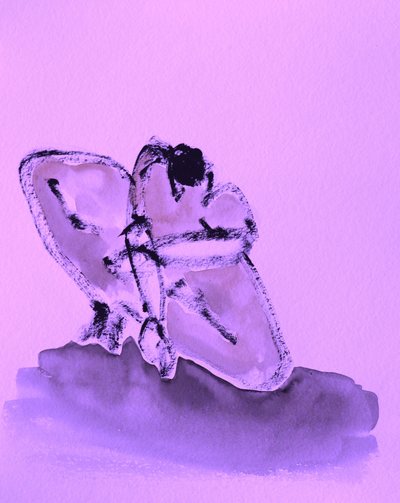 Den hukende lilla figur af Santhosh ch