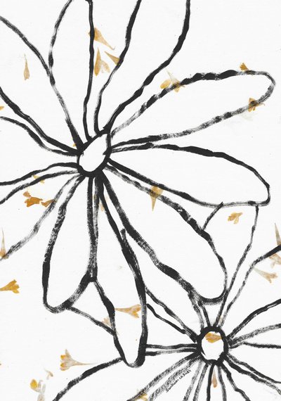 Fine gyldne blomster af Santhosh ch