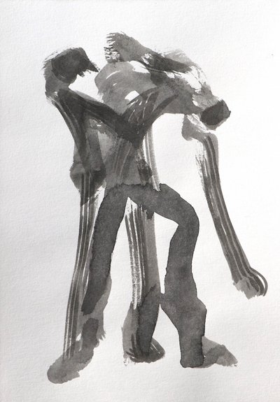 Dynamiske tuschfigurer af Santhosh ch