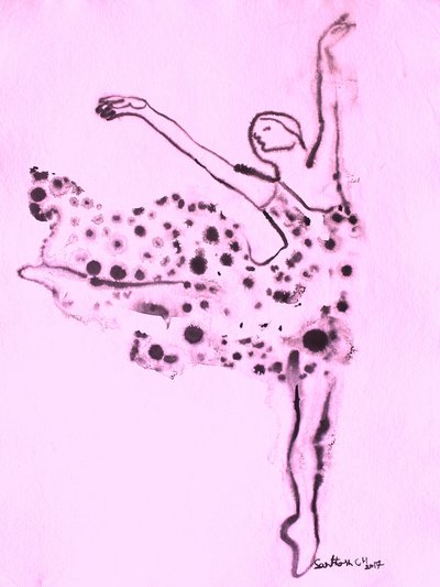 Æterisk balletdans af Santhosh ch