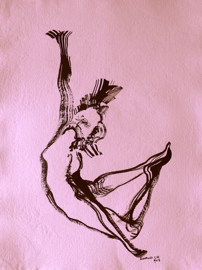 Udtryksfuld dansende form af Santhosh ch