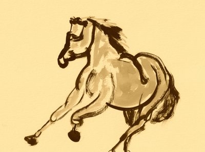 Livlig hestegalop af Santhosh ch