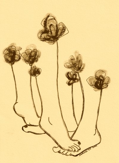 Finurlige fodblomster af Santhosh ch