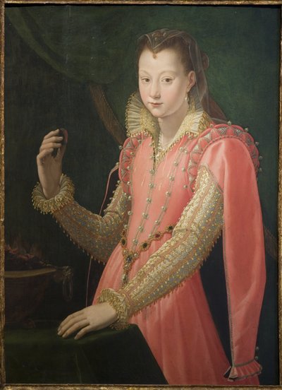 Portræt af en ung kvinde som Portia Catonis af Santi di Tito