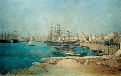 Barcelona, ​​havn af Santiago Rusiñol