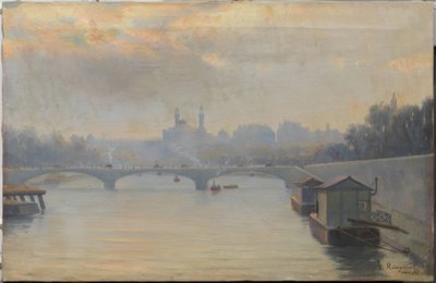 Seinen og Trocadero af Santiago Rusiñol
