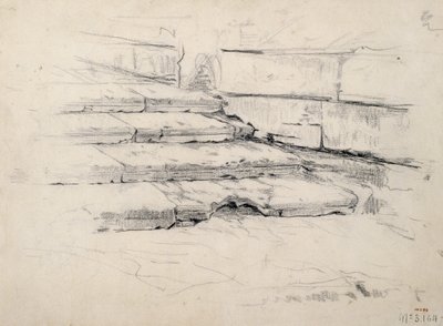 Undersøgelse af trin af Santiago Rusiñol