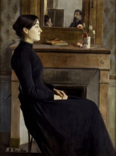 Feminin figur af Santiago Rusiñol