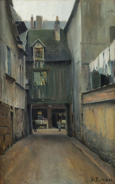 Carrer de Rouen af Santiago Rusinol i Prats