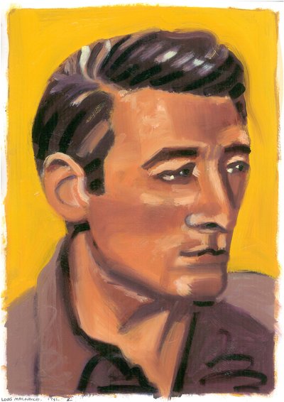 Louis MacNeice, 2008 (olie på papir) af Sara Hayward