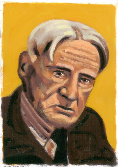Norman Douglas, 2008 (olie på papir) af Sara Hayward