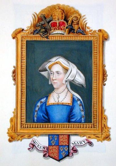Portræt af Anne Boleyn kaldet dronning Mary forkert fra 