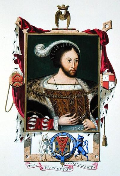 Portræt af Edward Seymour (ca. 1506-52) Lord Protector af Edward VI og hertug af Somerset fra 