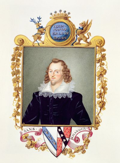 Portræt af Ferdinando Stanley (1559-94) 5. jarl af Derby fra 