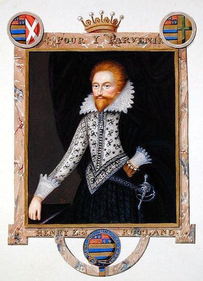 Portræt af Henry Manners (d.1563) 2. jarl af Rutland fra 
