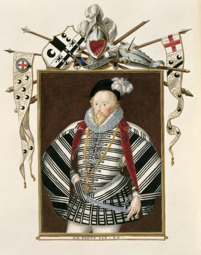 Portræt af Sir Henry Lee (1530-1610) fra 