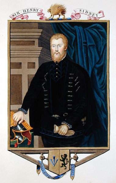 Portræt af Sir Henry Sidney (1529-86) fra 