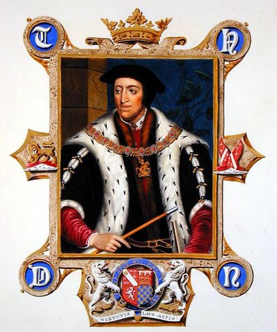 Portræt af Thomas Howard (1473-1554) 3. hertug af Norfolk fra 