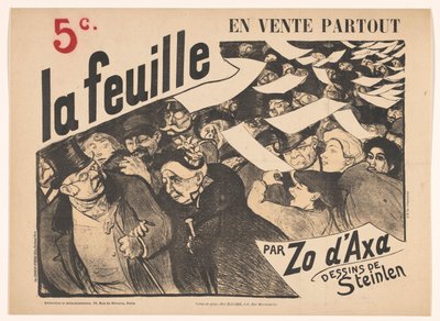 Annonceregning for La feuille af Zo d