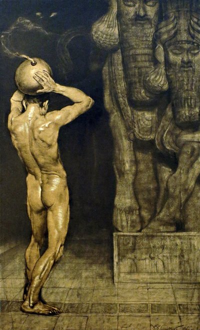 Anarkisten, 1894 af Sascha Schneider