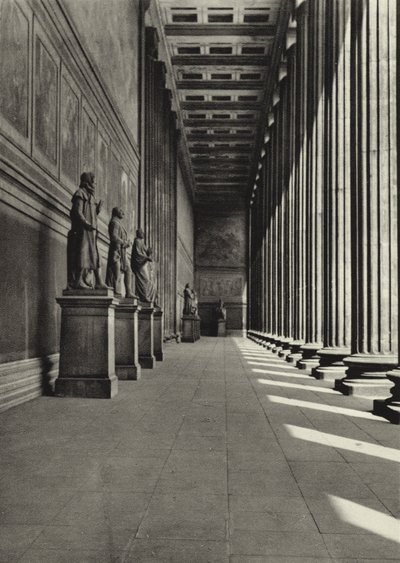 Berlin: Altes Museum; Det Gamle Museum (s/h foto) af Sasha Stone