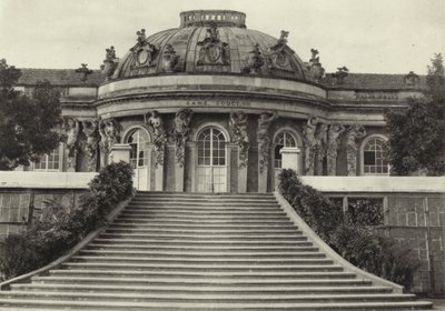 Potsdam, Schloss Sanssouci; Sanssouci Palace (s/h foto) af Sasha Stone
