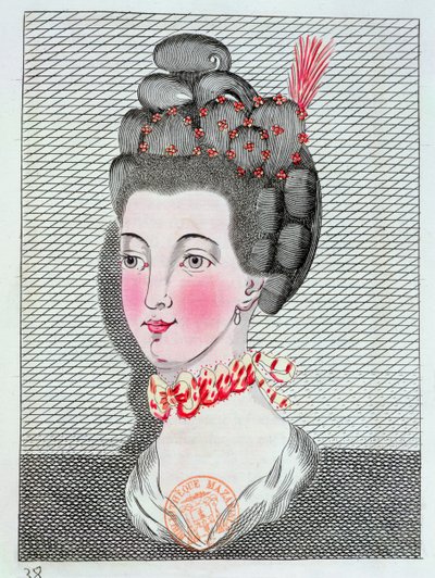 Frisørkunsten i Paris, 1767 af Sauveur Legros or Le Gros