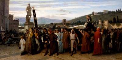 Buondelmontes begravelse af Saverio Altamura