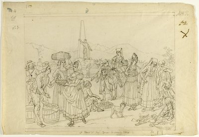Markedsscenen af Saverio della Gatta