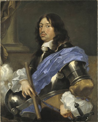 Charles X Gustave roi de Suede - Portræt af kong Charles X Gustav af Sverige (1622-1660), af Bourdon, Sebastien (1616-1671). Olie på lærred. Mål: 102x82 cm. Nationalmuseum Stockholm af Sébastien Bourdon