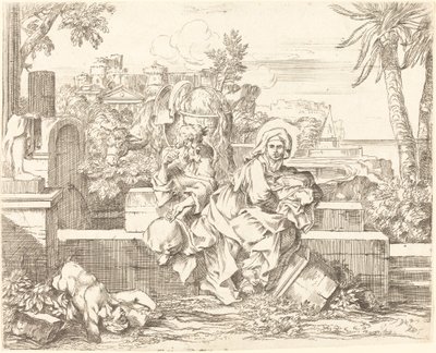 Hjemkomsten fra Egypten af Sébastien Bourdon